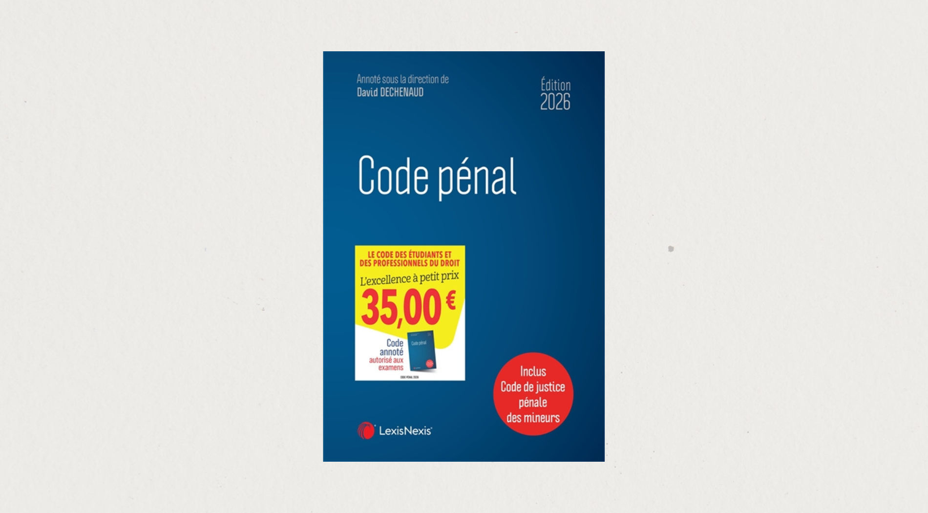 Illustration de l'article Code Pénal 2026 - LexisNexis